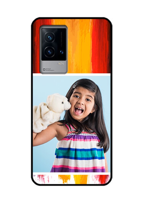 iQOO 9 5G Personalized Glass Phone Case - Multi Color Design