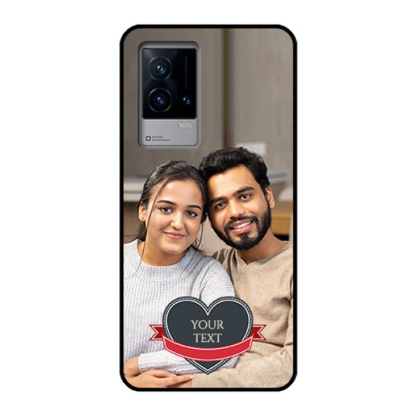 iQOO 9 5G Custom Glass Phone Case - Just Married Couple Design
