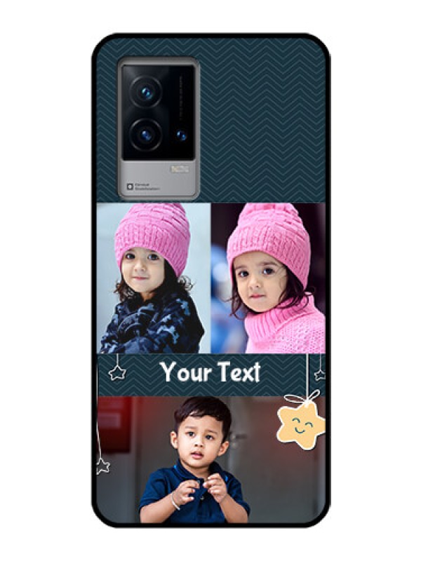 Custom iQOO 9 5G Custom Glass Mobile Case - Hanging Stars Design