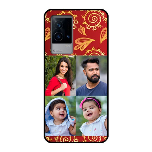 iQOO 9 5G Photo Printing on Glass Case - 4 Image Traditional Design iQOO 9 5G Photo Printing on Glass Case - 4 Image Traditional Design