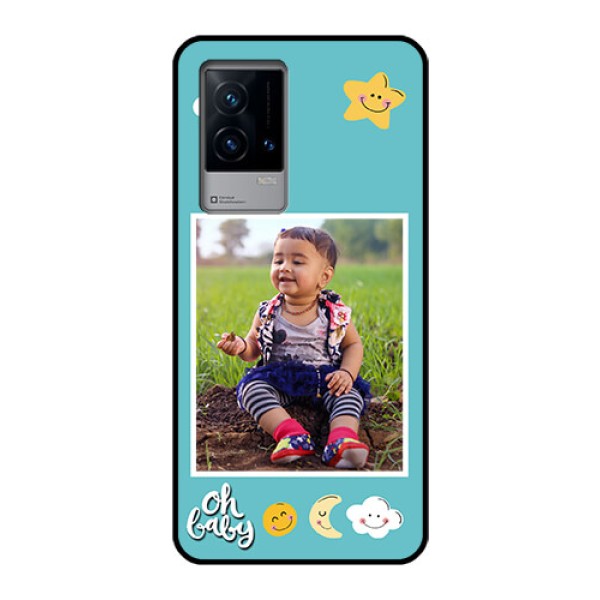 iQOO 9 5G Personalized Glass Phone Case - Smiley Kids Stars Design iQOO 9 5G Personalized Glass Phone Case - Smiley Kids Stars Design