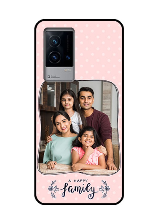 iQOO 9 5G Custom Glass Phone Case - Family with Dots Design
