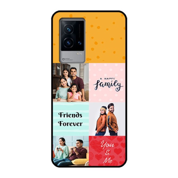 iQOO 9 5G Personalized Glass Phone Case - Images with Quotes Design