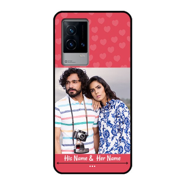 iQOO 9 5G Photo Printing on Glass Case - Simple Love Design
