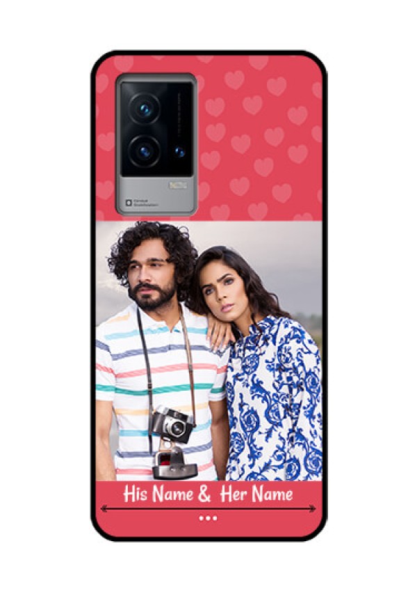 iQOO 9 5G Photo Printing on Glass Case - Simple Love Design