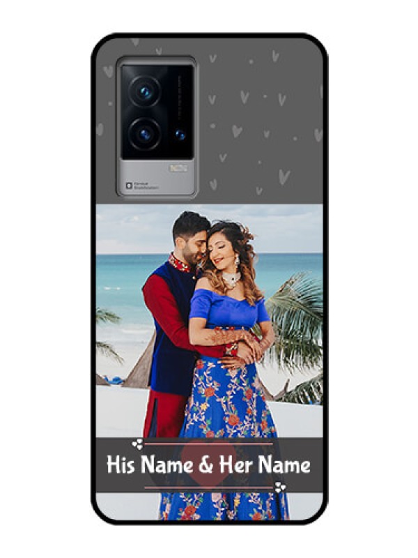 Custom iQOO 9 5G Custom Glass Mobile Case - Buy Love Design with Photo Online