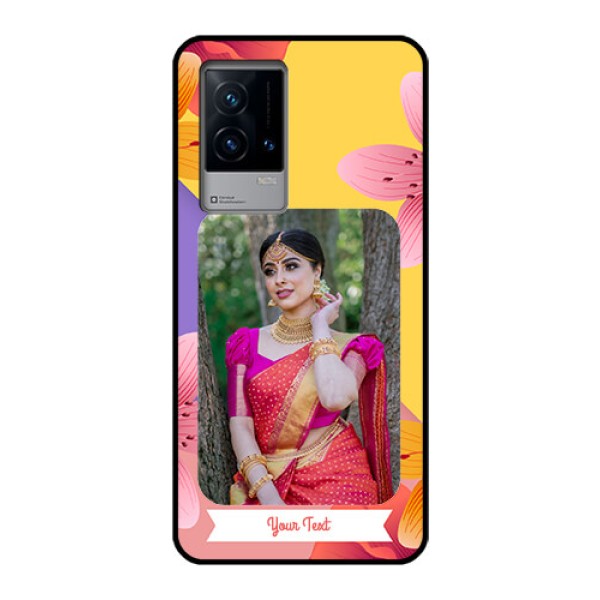 iQOO 9 5G Custom Glass Mobile Case - 3 Image With Vintage Floral Design iQOO 9 5G Custom Glass Mobile Case - 3 Image With Vintage Floral Design