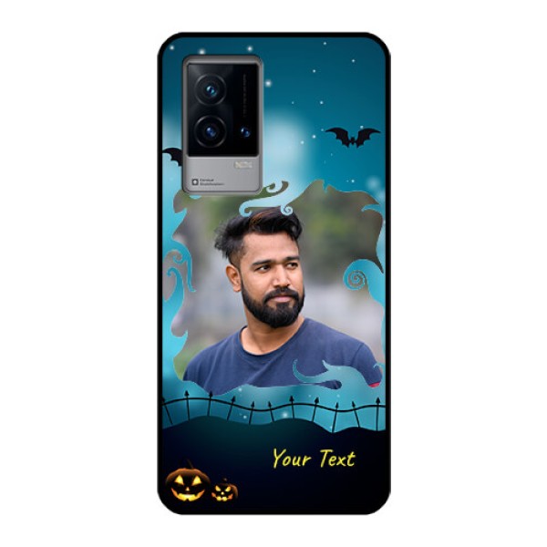 iQOO 9 5G Custom Glass Phone Case - Halloween frame design