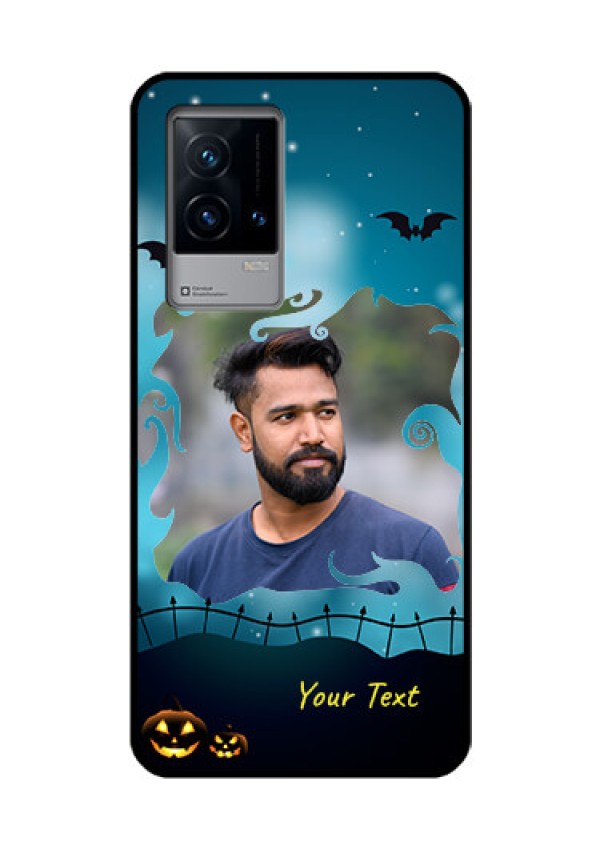 iQOO 9 5G Custom Glass Phone Case - Halloween frame design