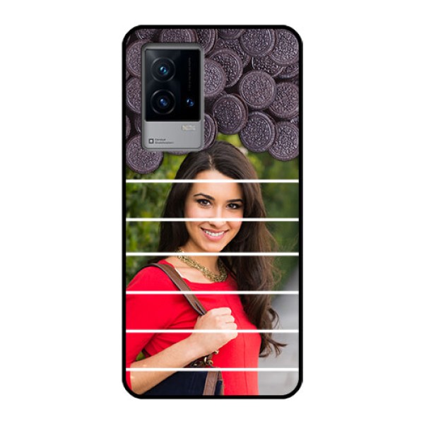 iQOO 9 5G Custom Glass Phone Case - with Oreo Biscuit Design