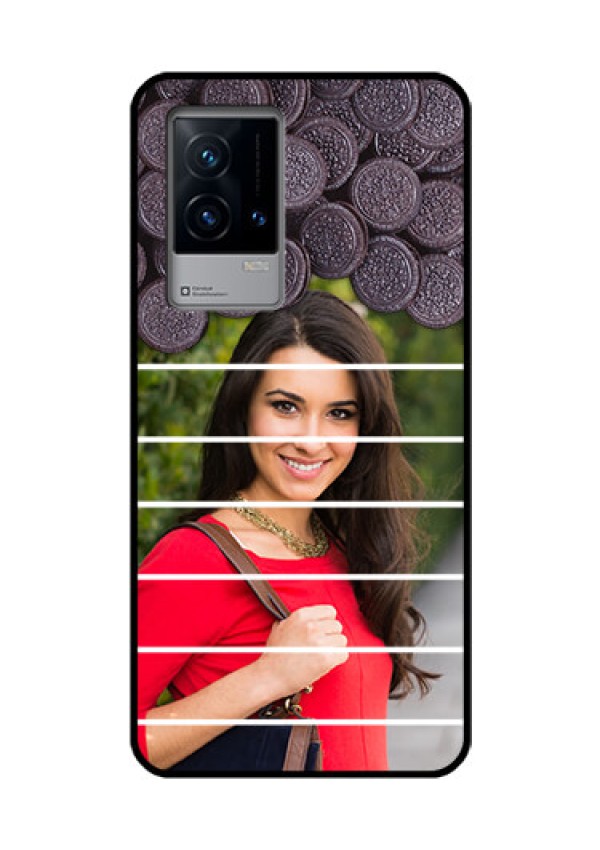 iQOO 9 5G Custom Glass Phone Case - with Oreo Biscuit Design