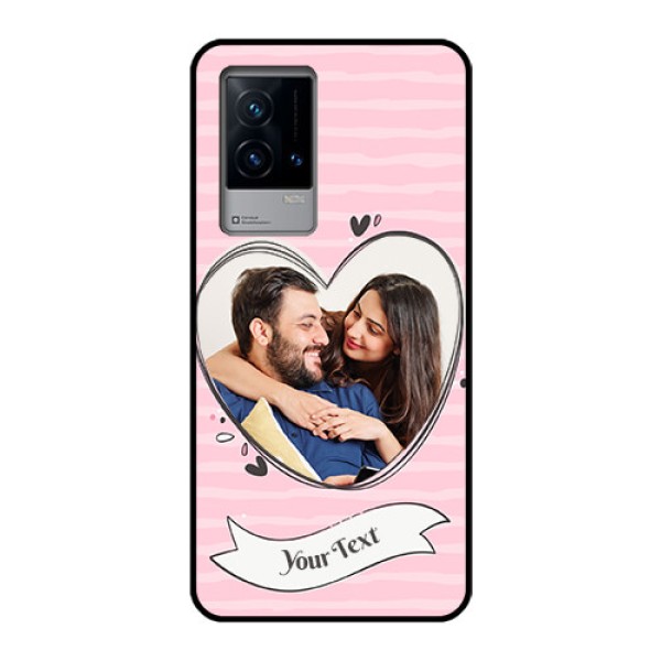 iQOO 9 5G Custom Glass Phone Case - Vintage Heart Design