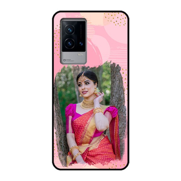 iQOO 9 5G Personalized Glass Phone Case - Gold Glitter Splash Design iQOO 9 5G Personalized Glass Phone Case - Gold Glitter Splash Design