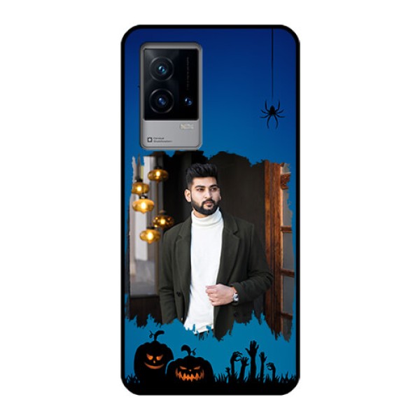 iQOO 9 5G Photo Printing on Glass Case - with pro Halloween design iQOO 9 5G Photo Printing on Glass Case - with pro Halloween design