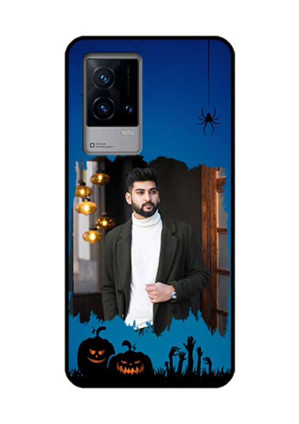 iQOO 9 5G Photo Printing on Glass Case - with pro Halloween design