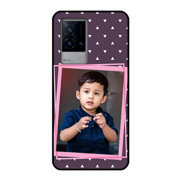 iQOO 9 5G Custom Glass Mobile Case - Triangle Pattern Dotted Design iQOO 9 5G Custom Glass Mobile Case - Triangle Pattern Dotted Design
