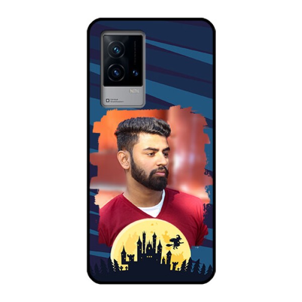 iQOO 9 5G Photo Printing on Glass Case - Halloween Witch Design