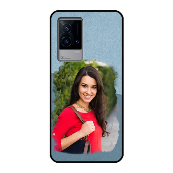 iQOO 9 5G Custom Glass Mobile Case - Grunge Line Art Design