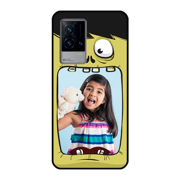 iQOO 9 5G Personalized Glass Phone Case - Cartoon monster back case Design iQOO 9 5G Personalized Glass Phone Case - Cartoon monster back case Design