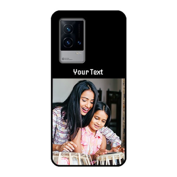 iQOO 9 5G Photo with Name on Glass Phone Case