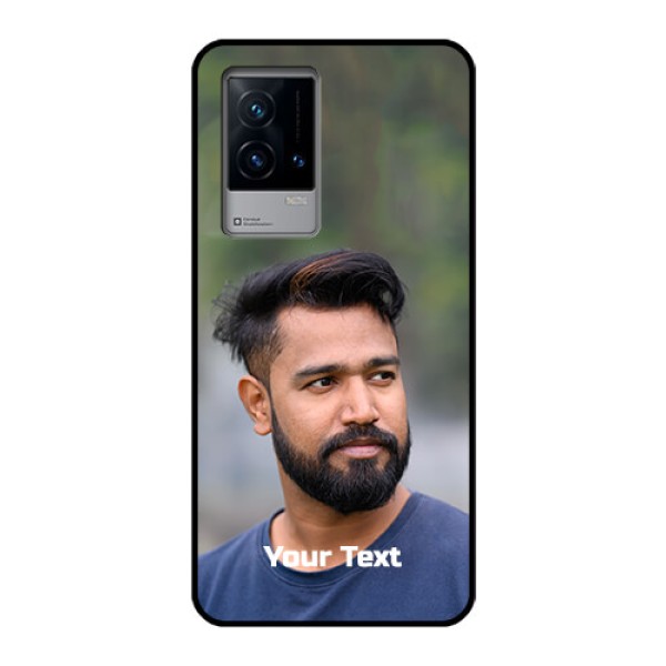 iQOO 9 5G Glass Mobile Cover: Photo with Text