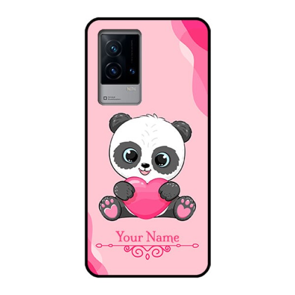 iQOO 9 5G Custom Glass Mobile Case - Cute Panda Design