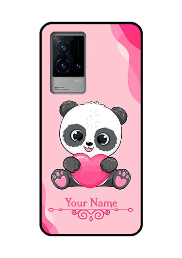 iQOO 9 5G Custom Glass Mobile Case - Cute Panda Design