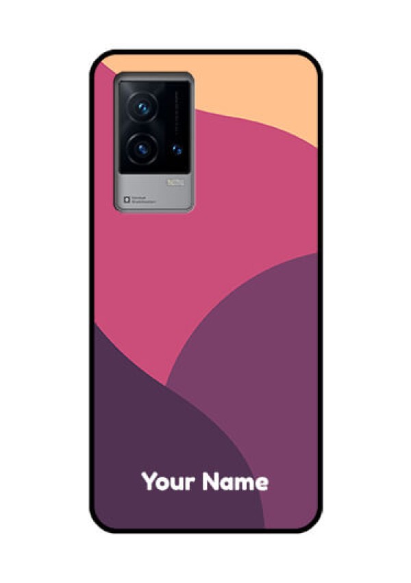 iQOO 9 5G Custom Glass Phone Case - Mixed Multi-colour abstract art Design