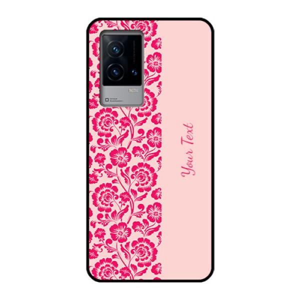 iQOO 9 5G Custom Glass Phone Case - Attractive Floral Pattern Design iQOO 9 5G Custom Glass Phone Case - Attractive Floral Pattern Design