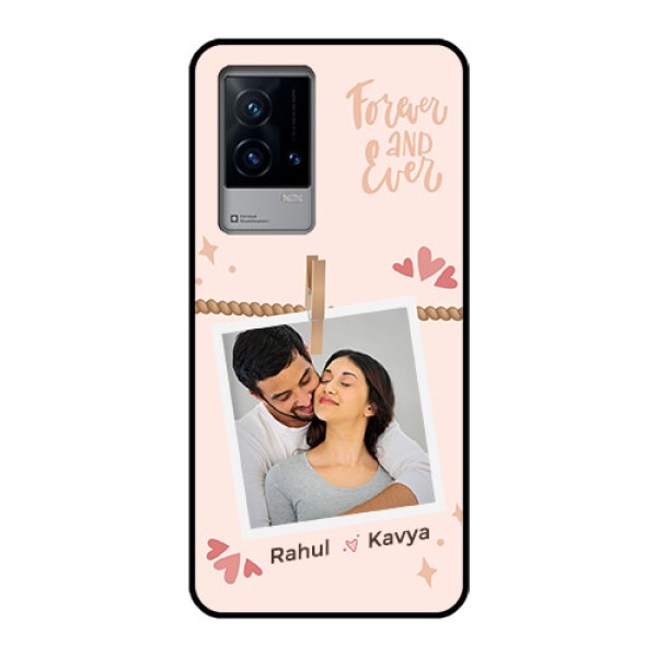 iQOO 9 5G Custom Glass Phone Case - Forever and ever love Design iQOO 9 5G Custom Glass Phone Case - Forever and ever love Design