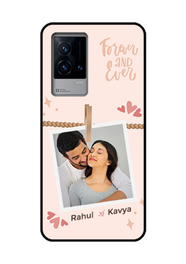 iQOO 9 5G Custom Glass Phone Case - Forever and ever love Design