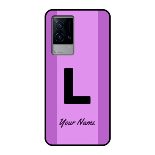 iQOO 9 5G Custom Glass Phone Case - Tricolor custom text Design iQOO 9 5G Custom Glass Phone Case - Tricolor custom text Design