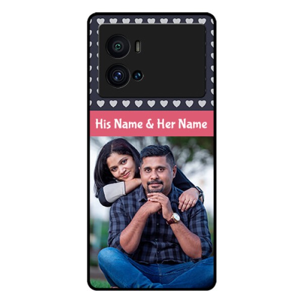iQOO 9 Pro 5G Custom Glass Mobile Case - Love Symbols Design