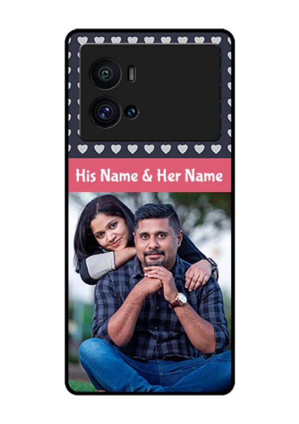 iQOO 9 Pro 5G Custom Glass Mobile Case - Love Symbols Design