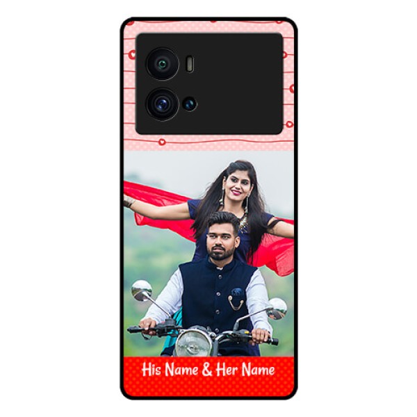 iQOO 9 Pro 5G Personalized Glass Phone Case - Red Pattern Case Design iQOO 9 Pro 5G Personalized Glass Phone Case - Red Pattern Case Design