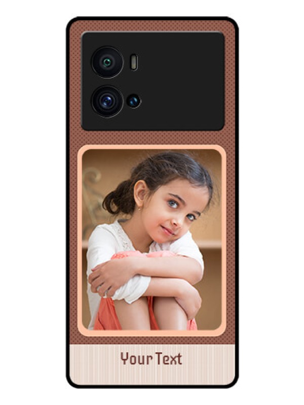 Custom iQOO 9 Pro 5G Custom Glass Phone Case - Simple Pic Upload Design