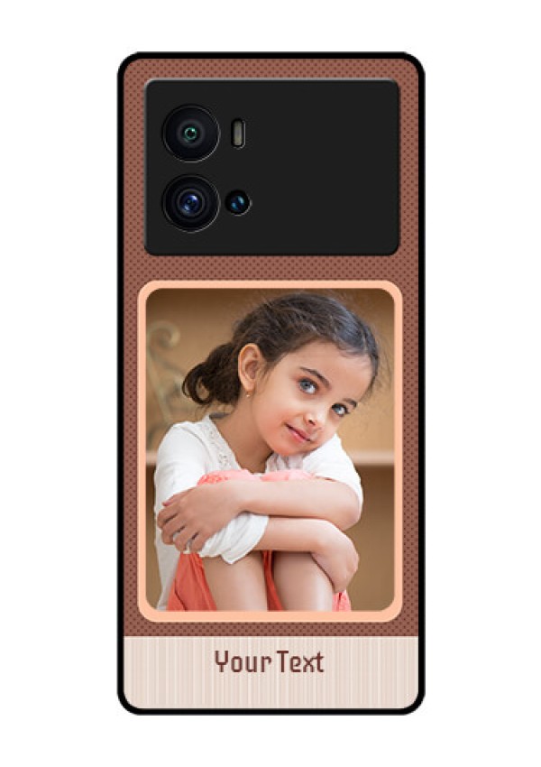 iQOO 9 Pro 5G Custom Glass Phone Case - Simple Pic Upload Design