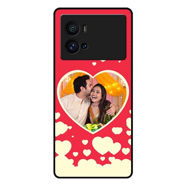 iQOO 9 Pro 5G Custom Glass Mobile Case - Love Symbols Phone Cover Design