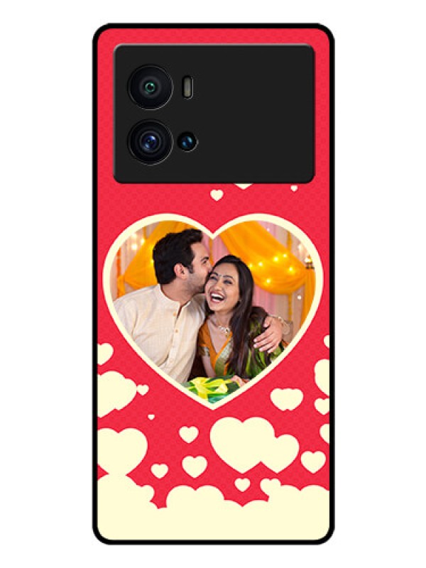 Custom iQOO 9 Pro 5G Custom Glass Mobile Case - Love Symbols Phone Cover Design