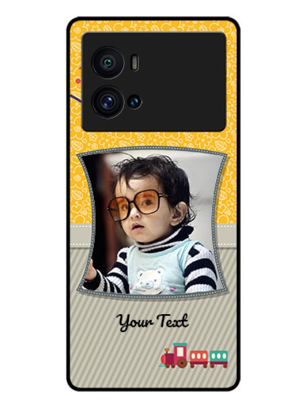 Custom iQOO 9 Pro 5G Personalized Glass Phone Case - Baby Picture Upload Design