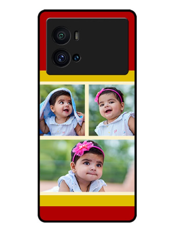 Custom iQOO 9 Pro 5G Custom Glass Mobile Case - Multiple Pic Upload Design