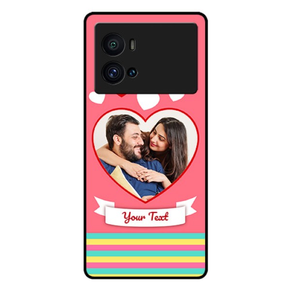 iQOO 9 Pro 5G Photo Printing on Glass Case - Love Doodle Design
