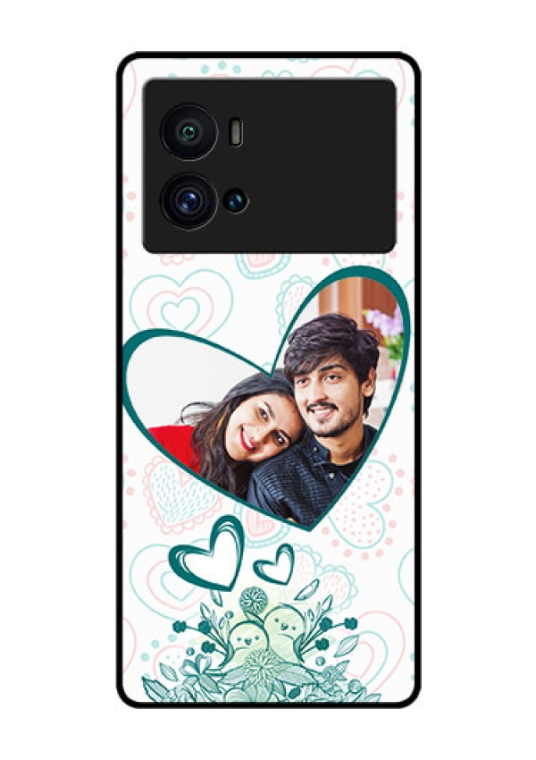 iQOO 9 Pro 5G Photo Printing on Glass Case - Premium Couple Design