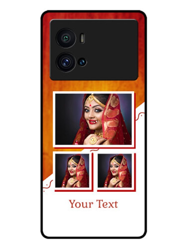Custom iQOO 9 Pro 5G Custom Glass Phone Case - Wedding Memories Design