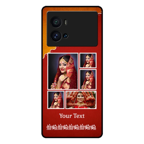 iQOO 9 Pro 5G Personalized Glass Phone Case - Wedding Pic Upload Design iQOO 9 Pro 5G Personalized Glass Phone Case - Wedding Pic Upload Design