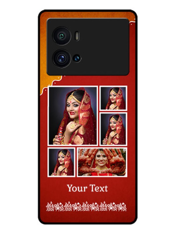 Custom iQOO 9 Pro 5G Personalized Glass Phone Case - Wedding Pic Upload Design
