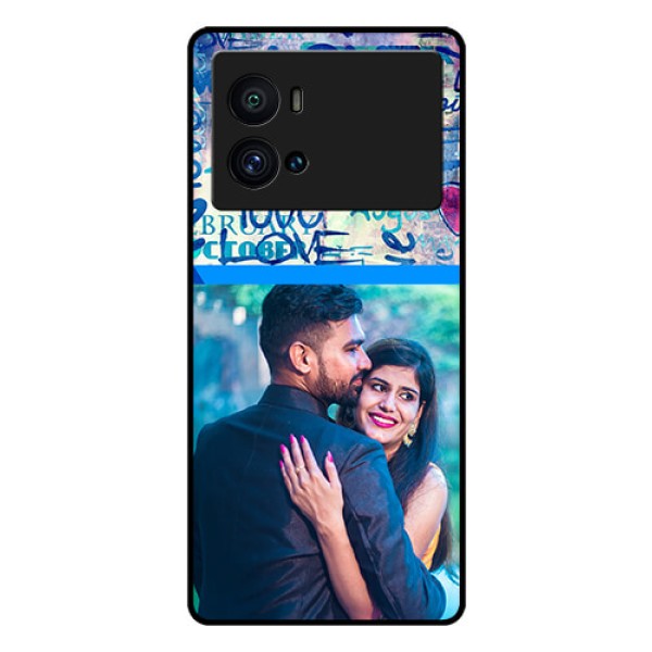 iQOO 9 Pro 5G Custom Glass Mobile Case - Colorful Love Design