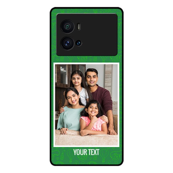 iQOO 9 Pro 5G Personalized Glass Phone Case - Picture Upload Design