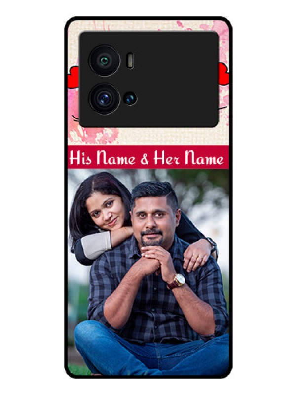 Custom iQOO 9 Pro 5G Photo Printing on Glass Case - You and Me Case Design