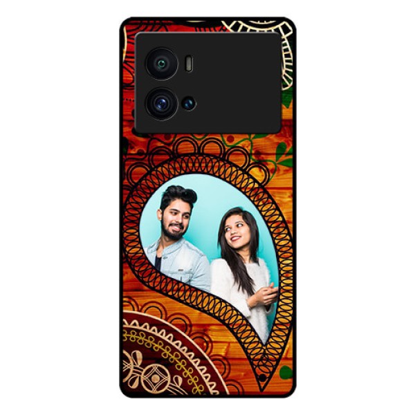 iQOO 9 Pro 5G Personalized Glass Phone Case - Abstract Colorful Design